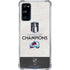 NHL 2022 Stanley Cup Champions Avalanche Galaxy S20 FE Clear Case